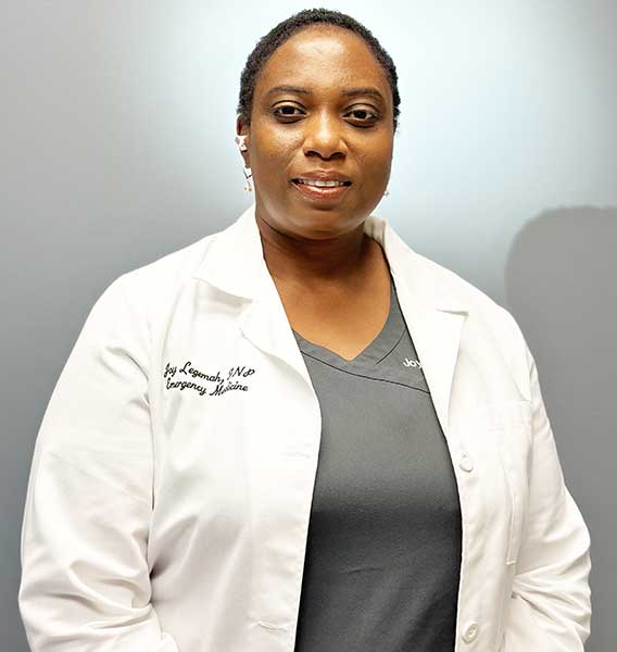 Osamede "Joy" Legemah, Family Nurse Practitioner 