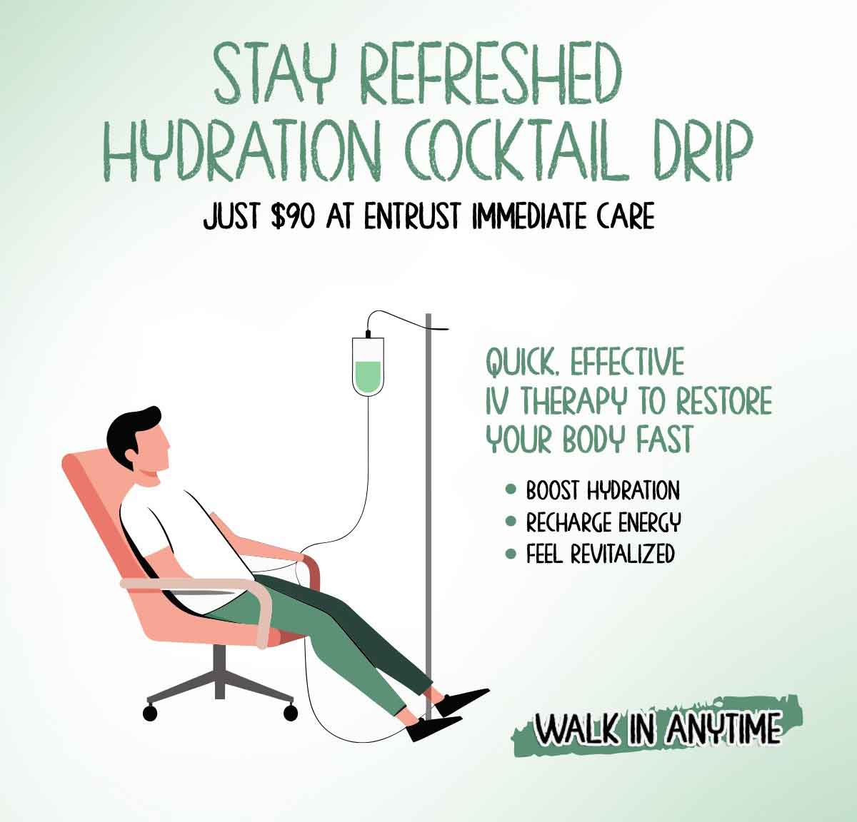 Hydrate IV Drip at enTrust Immediate Care