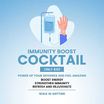 Immunity Boost Cocktail at enTrust Immediate Care houston, TX
