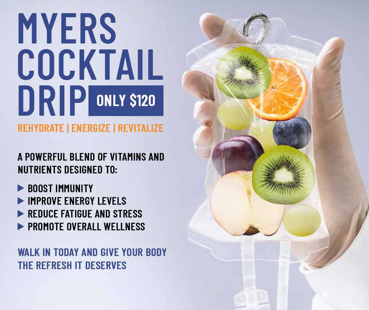 Myers’ Cocktail Drip at enTrust Immediate Care Clinic