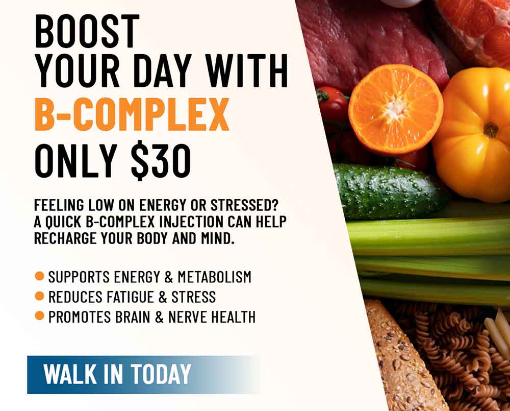 Vitamin B-complex at enTrust Immediate Care houston, TX